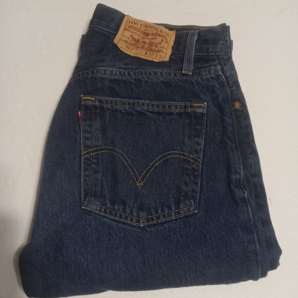 Levi's Men's 501 Button Fly Denim Jeans WPL-423 - Picture 1 of 7